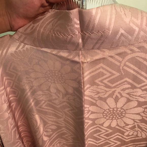Vintage Pink Japanese Haori Kimono Jacket - Picture 8 of 8
